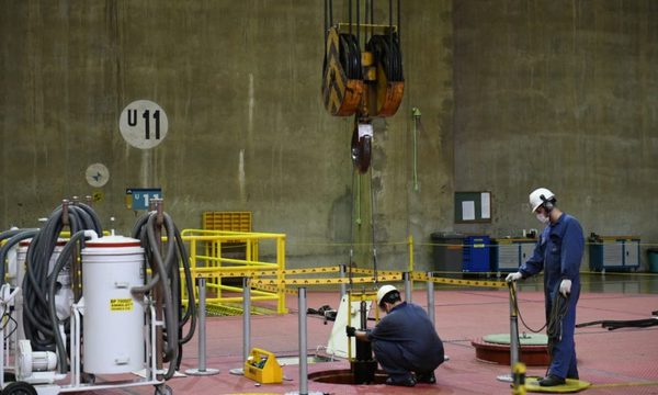 Mantenimiento de la Unidad Generadora 11 de Itaipú en etapa de conclusión