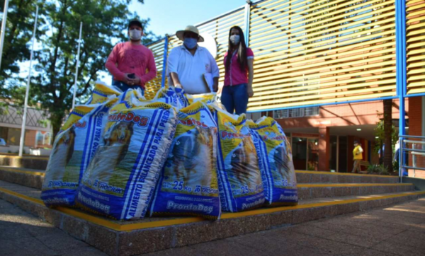 HOY / Los kits de alimentos también alcanzan a los perros de Encarnación