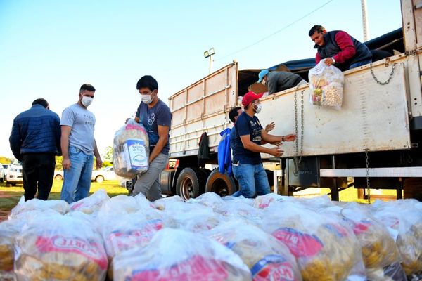 Itaipú: Distribuyen 200.000 kg de víveres en tres semanas