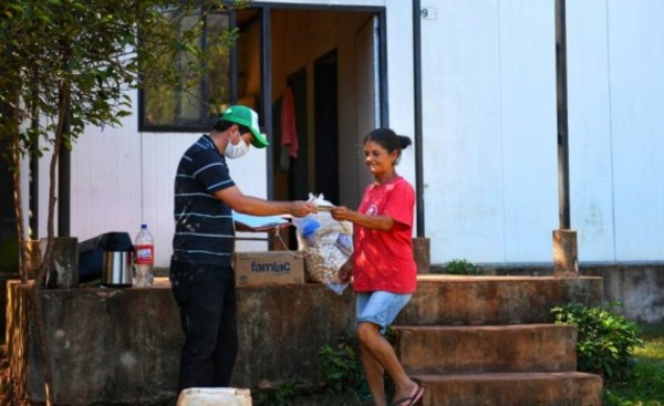 Itaipu distribuyó en tres semanas más de 200.000 kg de alimentos