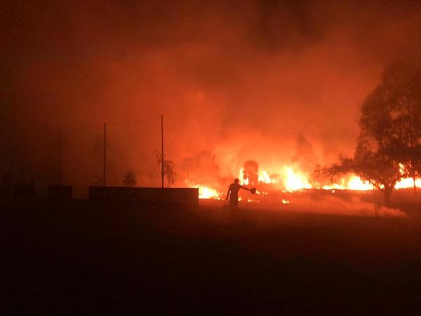 Reportan incendio de grandes proporciones en Limpio - ADN Paraguayo