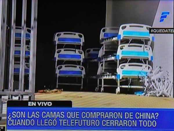 Descarga de camas de terapia llama la atención de vecinos