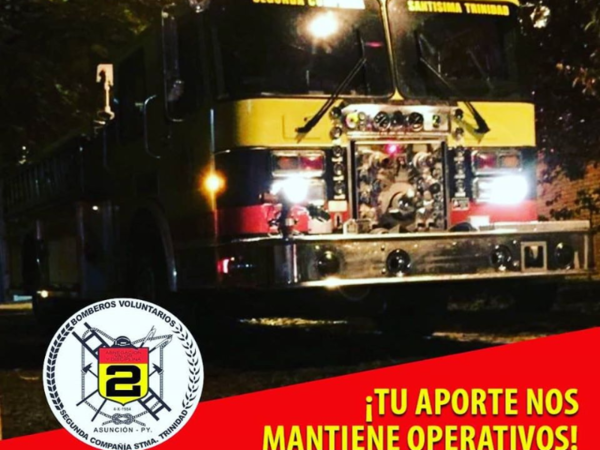 Bomberos reactivan campaña 'Tu aporte nos mantiene operativos'