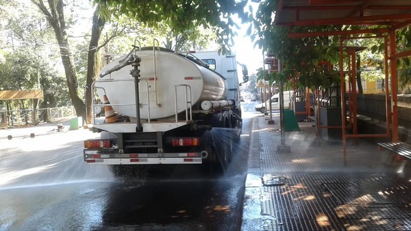 Siguen desinfecciones en varios puntos de CDE