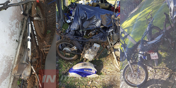 SAN JUAN DEL PNÁ: POLICÍAS RECUPERAN BICICLETA Y PARTES DE MOTOCICLETAS HURTADAS.