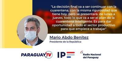 Presidente de la República anuncia que cuarentena sanitaria continúa por una semana - .::RADIO NACIONAL::.