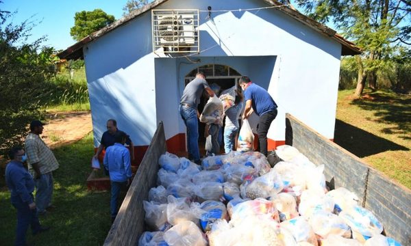 En tres semanas ITAIPU entregó más de 208.000 kg de alimentos en el Alto Paraná