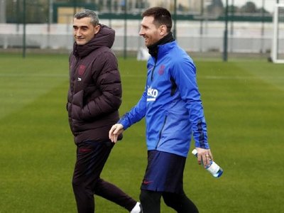 Valverde: "Entrenar con Messi no se puede comparar con nada"
