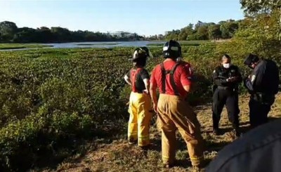 Encuentran cadáver en camalotes del Lago de la República