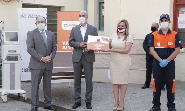 Copetrol dona al Ministerio de Salud ventilador pulmonar y 100 camas hospitalarias con colchones y entrega 1.000 kits de alimentos para paliar crisis por Covid-19