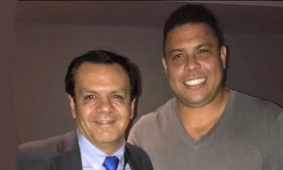 Rubén Darío Da Rosa recordó el día que posó junto a Ronaldo Nazario