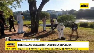 Ciudad del Este: Hallan cadáver en Lago de la República - ABC Noticias - ABC Color