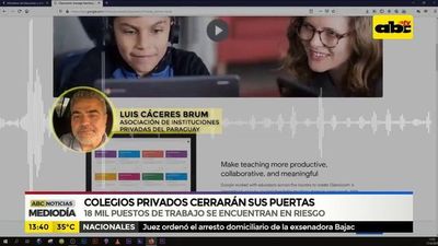 Colegios privados cerrarán sus puertas - ABC Noticias - ABC Color