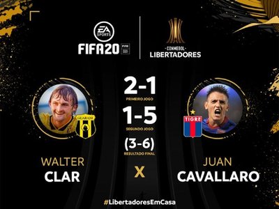 Guaraní y Tigre "cumplen" el partido de la Libertadores en FIFA20