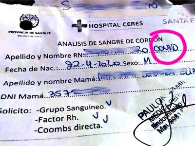 Apenas nació le pusieron “Ciro Covid” | Crónica