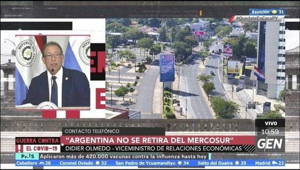 HOY / Didier Olmedo, Viceministro de Relaciones Económicas: Argentina suspendió su participación en el Mercosur