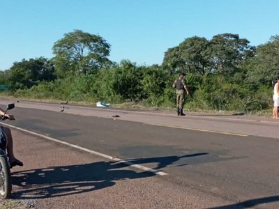 Motociclista muere atropellado por una ambulancia en Paso Horqueta
