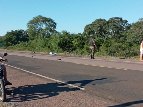 Motociclista muere atropellado por una ambulancia en Paso Horqueta