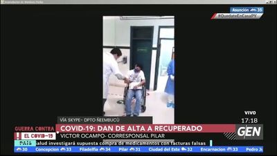 Paciente recuperado a médicos en Pilar: “Sigan salvando vidas”