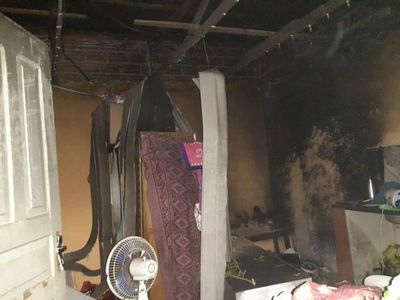 Cortocircuito provoca incendio en inquilinato de Minga Guazú - ABC en el Este - ABC Color
