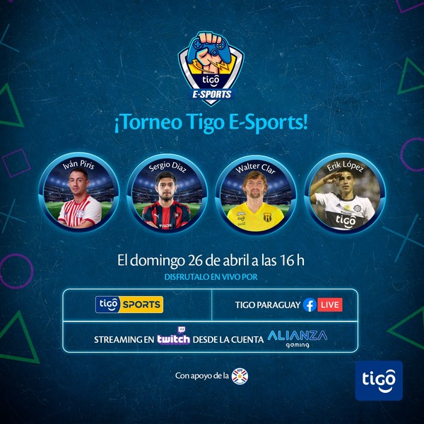 El torneo Tigo E-Sports da vida a la jornada dominguera