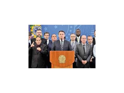 Bolsonaro enfrenta una crisis política por  ataques de Moro