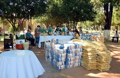 Recolectan víveres y dinero en maratón solidario 2020 - Interior - ABC Color