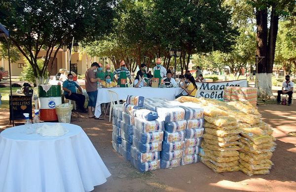Recolectan víveres y dinero en maratón solidario 2020 - Interior - ABC Color