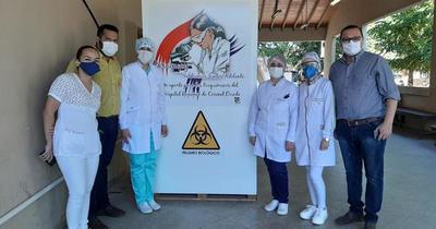 Familia ovetense dona una cabina para muestras de Covid-19