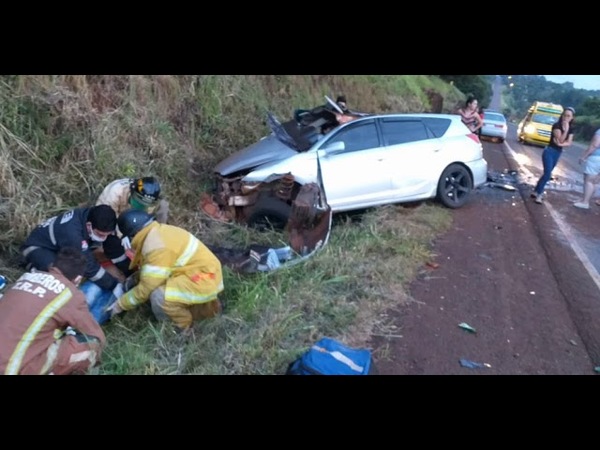 GRAVE ACCIDENTE EN TOMÁS ROMERO PEREIRA