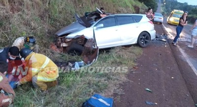 ACCIDENTE INVOLUCRA A 2 AUTOMÓVILES Y UNA MOTOCICLETA EN TRP.