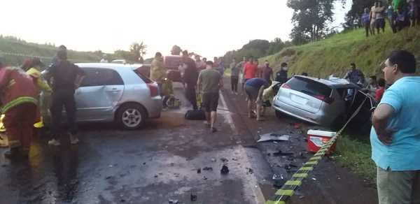 ACCIDENTE SOBRE RUTA 6 EN MA. AUXILIADORA DEJÓ UNA FALLECIDA