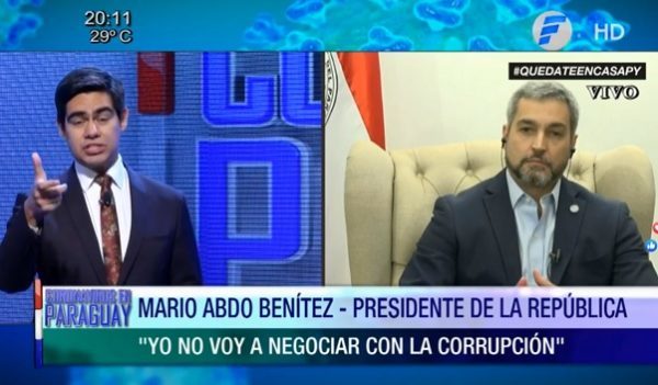 Abdo Benítez dice que todos sus ministros fueron "atacados"