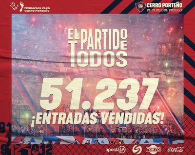 Más de 50.000 entradas vendidas en El Partido de Todos