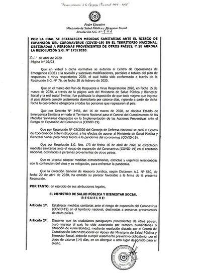 Otros que llegaron con Salum guardan cuarentena en sus casas