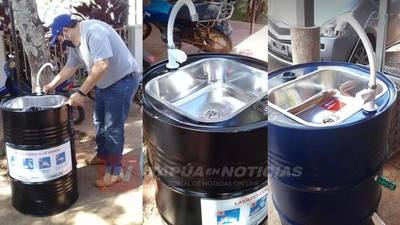INSTALAN LAVATORIOS DE MANOS MÓVILES EN GENERAL DELGADO.
