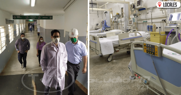 Importantes mejoras en el Hospital COVID-19 de Encarnación, hoy ya cuenta con más de 76 camas