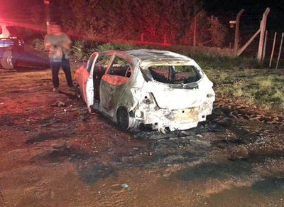 Hallan dos cuerpos calcinados en la frontera con Pedro Juan Caballero