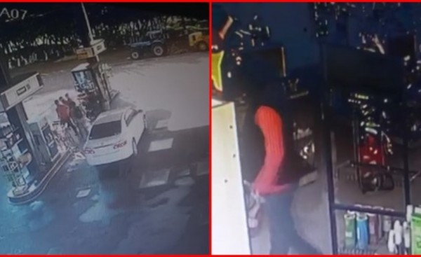 Roban dinero, bebidas y celulares en estación de servicios de Minga
