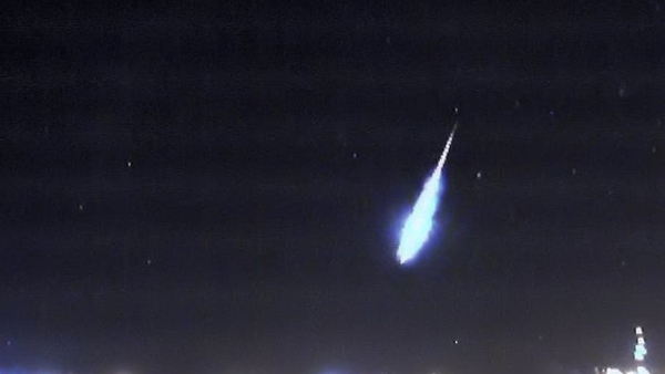 Video: un enorme meteorito cayó en Brasil pero no provocó víctimas ni daños