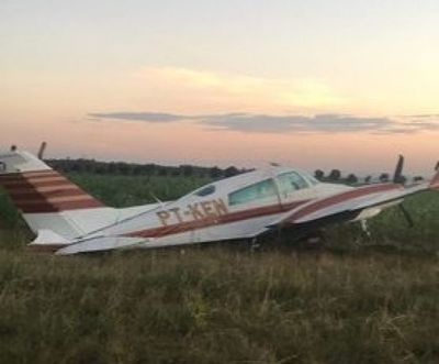 Abandonan avioneta con matrícula brasileña
