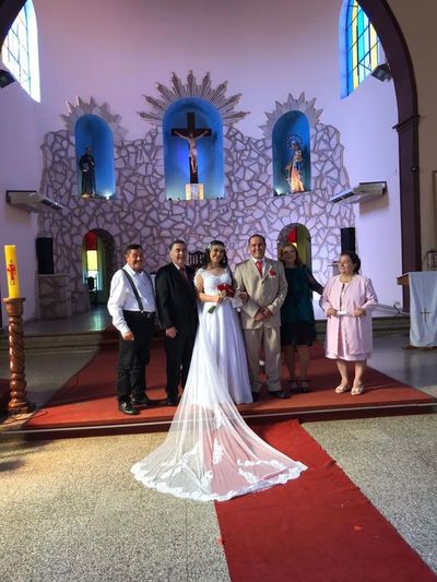 Boda religiosa se realizó en catedral de Coronel Oviedo