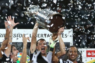 Ronaldinho habló del Mineiro-Olimpia de la Libertadores 2013