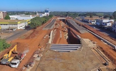 Obra del multiviaducto del Km 7 presenta avance del 40%