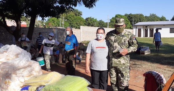 Ayudan con víveres y dinero en efectivo a la Pastoral Social de Virgen del Rosario