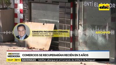 Comercios se recuperarían recién en 3 años - ABC Noticias - ABC Color