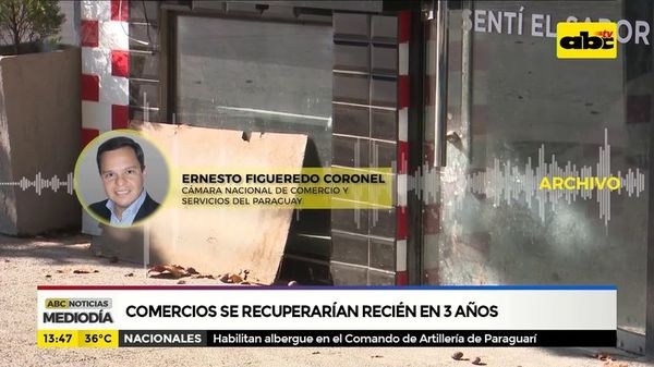 Comercios se recuperarían recién en 3 años - ABC Noticias - ABC Color