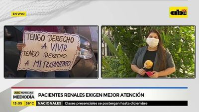 Pacientes renales exigen mejor atención - ABC Noticias - ABC Color