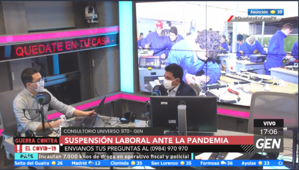 HOY / Suspensiones laborales tras la crisis que ocasiona la pandemia del Covid-19