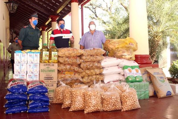 Entregan víveres para albergue sanitario de Paraguarí - Nacionales - ABC Color